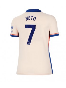 Billige Chelsea Pedro Neto #7 Bortedrakt Dame 2024-25 Kortermet